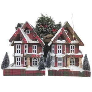 Qarlı Yeni İl Dekor Ev Seti