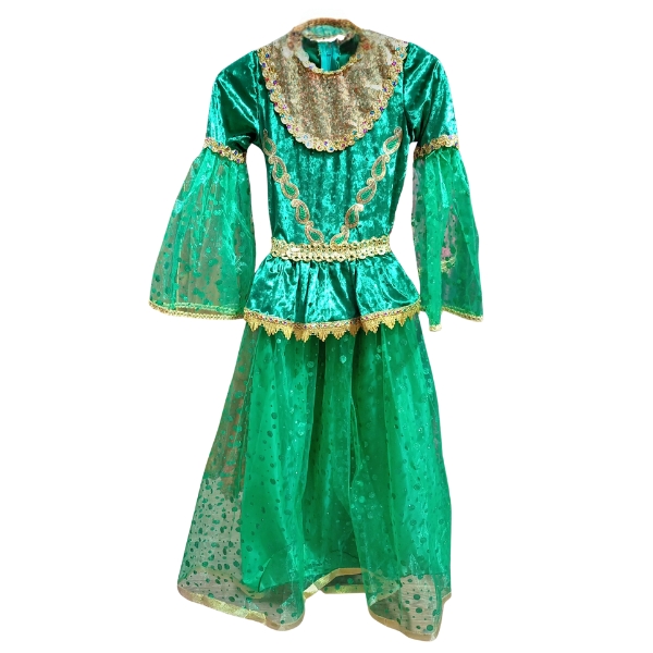 Yaşıl Qız Uşaq Milli Libası